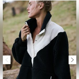 Free People Movement Fall to Rise Quarter Snap Fleece - worn once